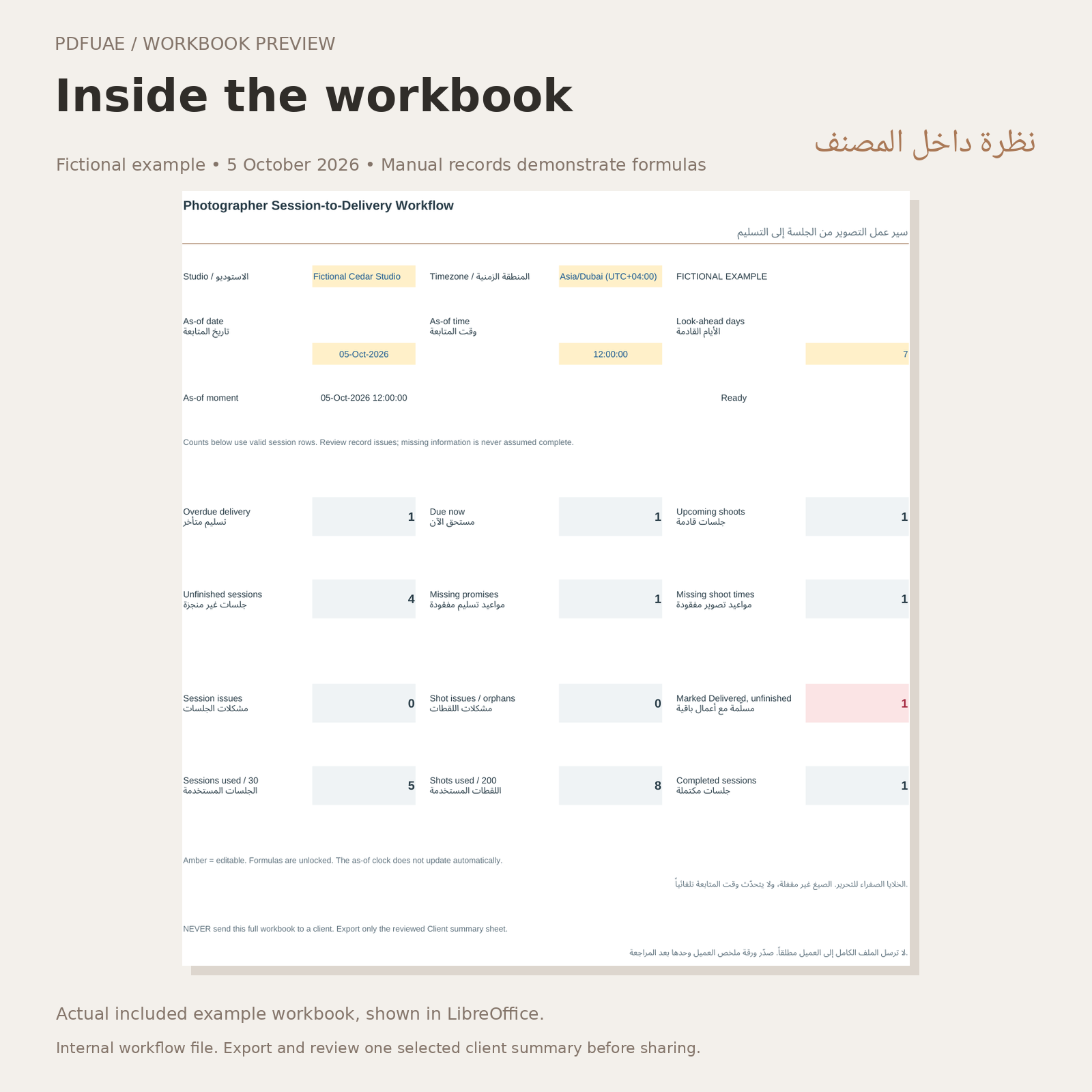 Photographer Session-to-Delivery Workflow Kit source artwork and print product