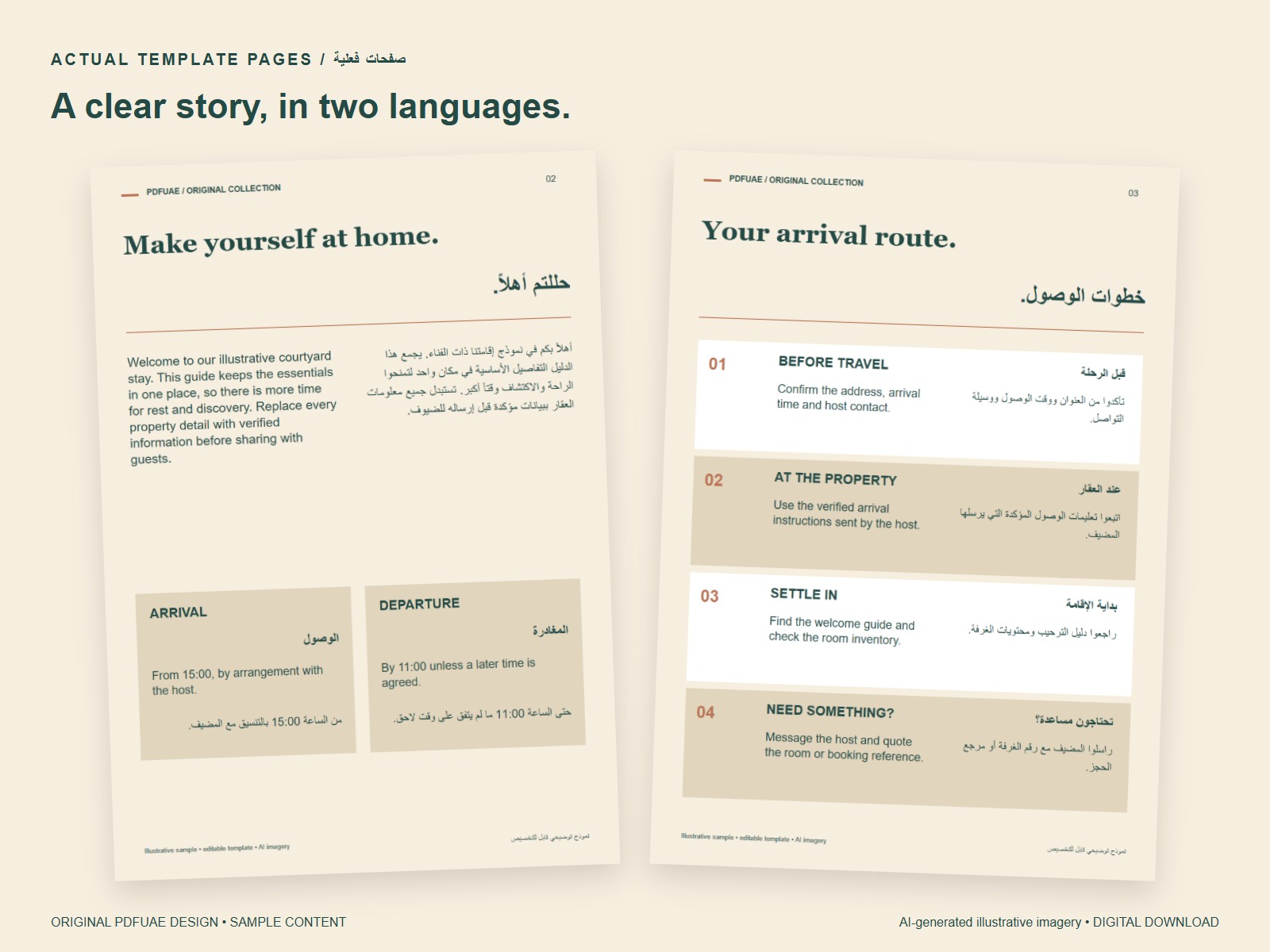 Story pages