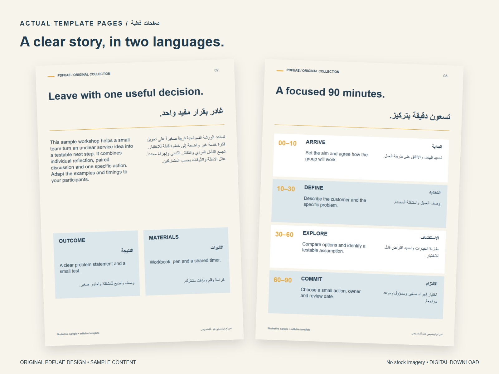 Story pages